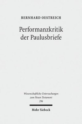 bokomslag Performanzkritik der Paulusbriefe