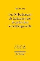 bokomslag Der Ombudsmann als Institution des Europischen Verwaltungsrechts