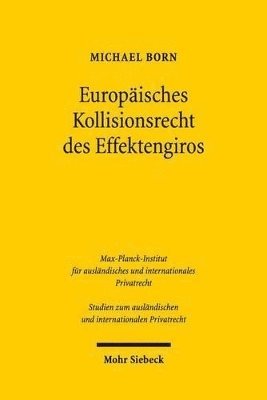 bokomslag Europisches Kollisionsrecht des Effektengiros