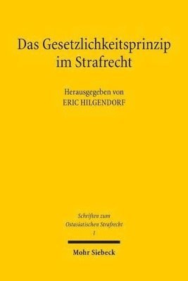 bokomslag Das Gesetzlichkeitsprinzip im Strafrecht
