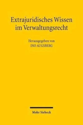 bokomslag Extrajuridisches Wissen im Verwaltungsrecht