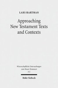 bokomslag Approaching New Testament Texts and Contexts