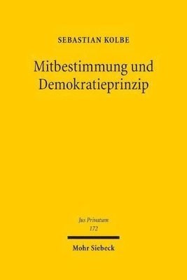 bokomslag Mitbestimmung und Demokratieprinzip