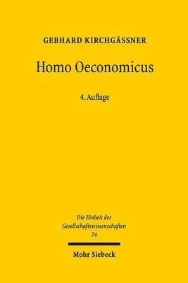 Gebhard Kirchgässner - Homo oeconomicus, Häftad