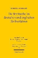 bokomslag Die Streitsache im deutschen und englischen Zivilverfahren