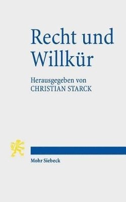 bokomslag Recht und Willkr