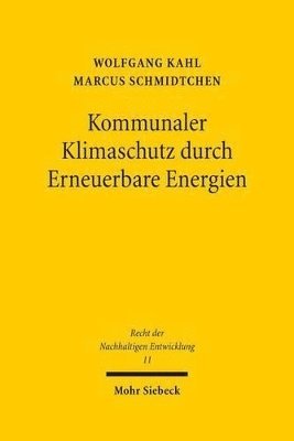 bokomslag Kommunaler Klimaschutz durch Erneuerbare Energien