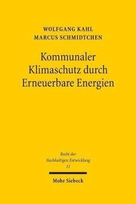 bokomslag Kommunaler Klimaschutz durch Erneuerbare Energien