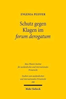 bokomslag Schutz gegen Klagen im forum derogatum