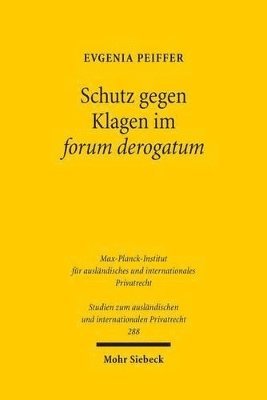 bokomslag Schutz gegen Klagen im forum derogatum