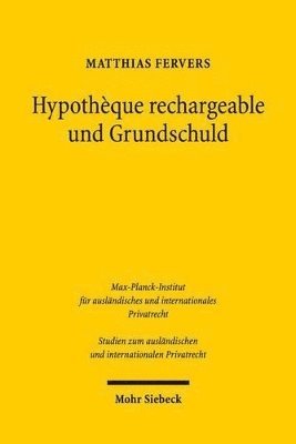 bokomslag Hypothque rechargeable und Grundschuld