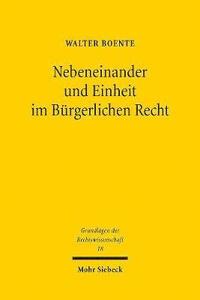 bokomslag Nebeneinander und Einheit im Brgerlichen Recht