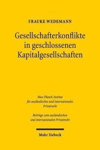 bokomslag Gesellschafterkonflikte in geschlossenen Kapitalgesellschaften