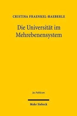 bokomslag Die Universitt im Mehrebenensystem