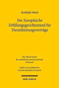 bokomslag Der Europische Erfllungsgerichtsstand fr Dienstleistungsvertrge