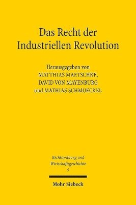 bokomslag Das Recht der Industriellen Revolution