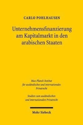 bokomslag Unternehmensfinanzierung am Kapitalmarkt in den arabischen Staaten