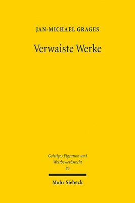 bokomslag Verwaiste Werke