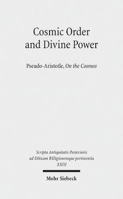 Cosmic Order and Divine Power 1