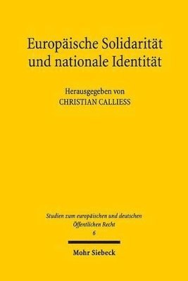 bokomslag Europische Solidaritt und nationale Identitt