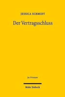 bokomslag Der Vertragsschluss