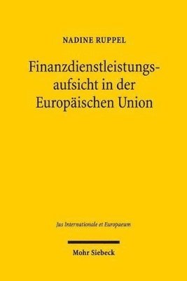 bokomslag Finanzdienstleistungsaufsicht in der Europischen Union