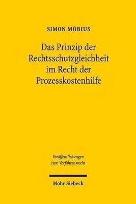 bokomslag Das Prinzip der Rechtsschutzgleichheit im Recht der Prozesskostenhilfe