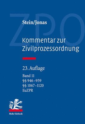 Friedrich Stein, Martin Jonas, Wolfgang Junge - Kommentar zur Zivilprozessordnung, Inbunden