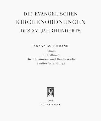 Emil Sehling, Eike Wolgast - Die evangelischen Kirchenordnungen des XVI. Jahrhunderts, Inbunden