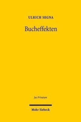 Ulrich Segna - Bucheffekten, Inbunden