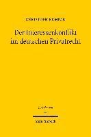 bokomslag Der Interessenkonflikt im Deutschen Privatrecht