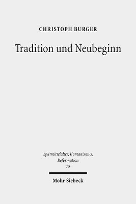 bokomslag Tradition und Neubeginn