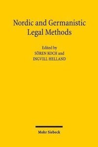 bokomslag Nordic and Germanic Legal Methods