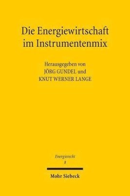 Jörg Gundel, Knut Werner Lange - Die Energiewirtschaft im Instrumentenmix, Häftad