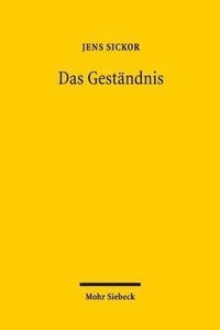 bokomslag Das Gestndnis