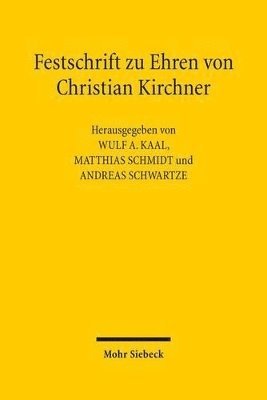 Festschrift zu Ehren von Christian Kirchner 1