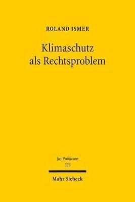 bokomslag Klimaschutz als Rechtsproblem