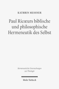 bokomslag Paul Ricoeurs biblische und philosophische Hermeneutik des Selbst