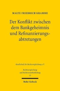 bokomslag Der Konflikt zwischen dem Bankgeheimnis und Refinanzierungsabtretungen