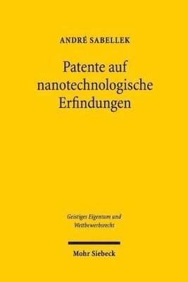 bokomslag Patente auf nanotechnologische Erfindungen