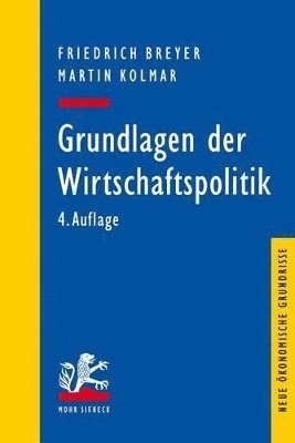 bokomslag Grundlagen der Wirtschaftspolitik