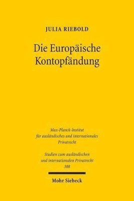 bokomslag Die Europische Kontopfndung