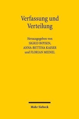 bokomslag Verfassung und Verteilung