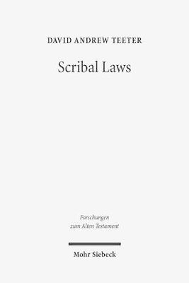 bokomslag Scribal Laws