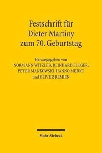 bokomslag Festschrift für Dieter Martiny zum 70. Geburtstag