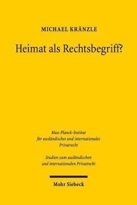 bokomslag Heimat als Rechtsbegriff?