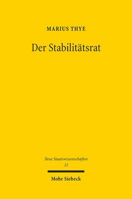 bokomslag Der Stabilittsrat