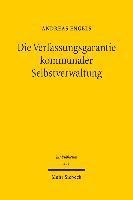 Andreas Engels - Die Verfassungsgarantie kommunaler Selbstverwaltung, Inbunden. Tillgänglighet: Tillfälligt slut