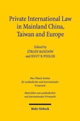 bokomslag Private International Law in Mainland China, Taiwan and Europe