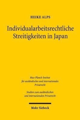 bokomslag Beilegung individualarbeitsrechtlicher Streitigkeiten in Japan